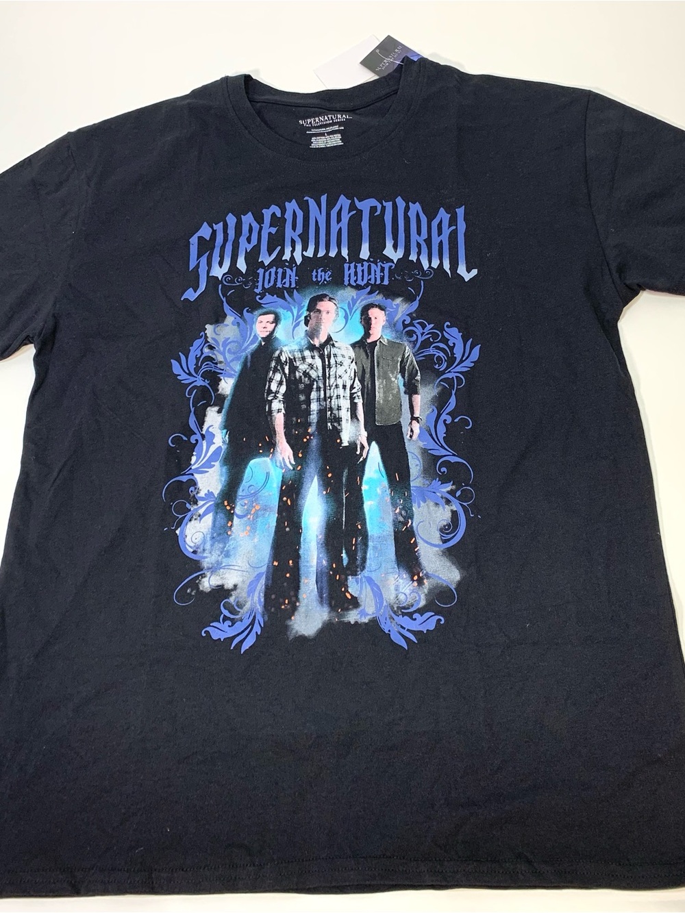 Supernatural 'Join the Hunt' Graphic Tee - Black SAM and DEAN